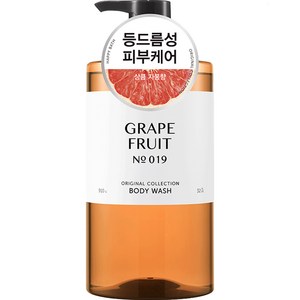 [비건라이프] 해피바스 오리지널 컬렉션 바디워시 상큼한 자몽향, 910g, 1개