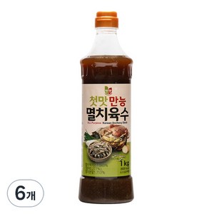 첫맛 만능 멸치육수, 1kg, 6개