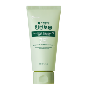 그린핑거 힘센보습 인텐시브 크리미 오일 유아 크림, 180ml, 1개