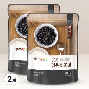 곰곰 검은콩조림, 200g, 2개