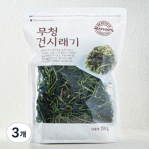 산들 무청 건시래기, 250g, 3개