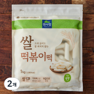 면사랑 쌀 떡볶이떡, 1kg, 2개