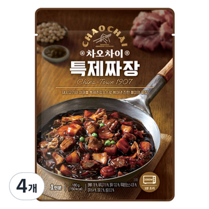 차오차이 특제짜장, 180g, 4개