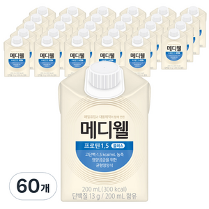 메디웰 프로틴 1.5 플러스, 200ml, 60개