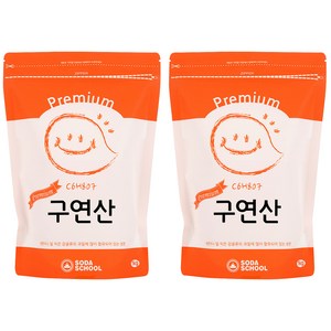 소다스쿨 프리미엄 구연산, 1kg, 2개