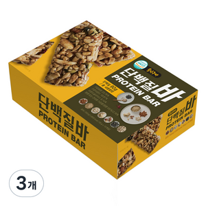 꿀이구마 견과 듬뿍 단백질바 10p, 350g, 3개