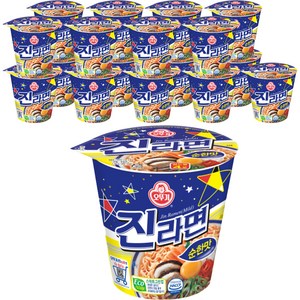 오뚜기 진라면컵 순한맛 65g, 18개