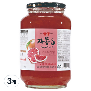 꽃샘 자몽S 차, 2kg, 1개입, 3개