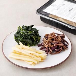 강남밥상 삼색나물 고사리 100g + 도라지 100g + 취나물 100g, 1세트