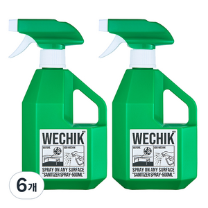위칙 멀티 소독 스프레이, 6개, 500ml
