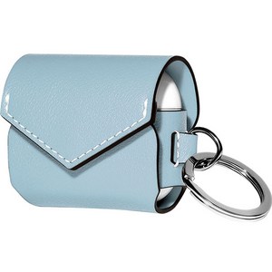 그리디파머스 에어팟 3세대 가죽 케이스, 파스텔블루