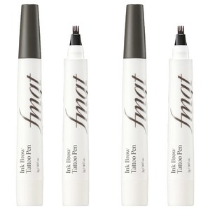 더페이스샵 에프엠지티 잉크 브로우 타투 펜 2g, 02 그레이 브라운, 2개