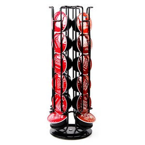 회전형 돌체구스토 캡슐커피 디스펜서 24Pcs, 블랙, 1개