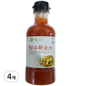 이슬나라 탕수육소스, 4개, 470g