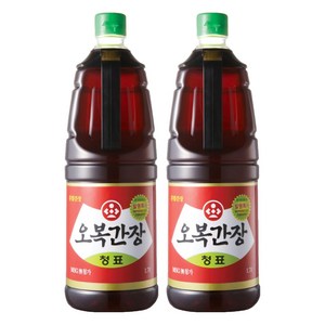 [오복] 오복간장 청표, 1.7L, 2개