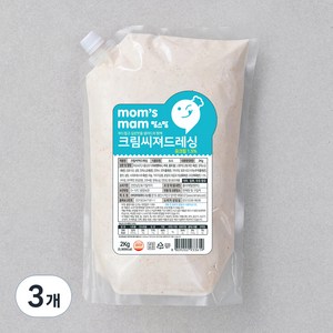 맘스맘 크림씨저드레싱, 2kg, 3개