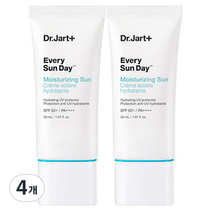 닥터자르트 에브리 선 데이 모이스처라이징 선스크린 SPF50+ PA++++, 30ml, 4개