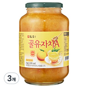 담터 꿀유자차A, 2kg, 1개입, 3개