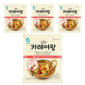 카레여왕 애플 앤 허니, 108g, 4개