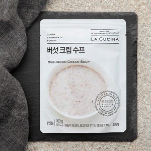 라쿠치나 버섯 크림 스프, 160g, 1개