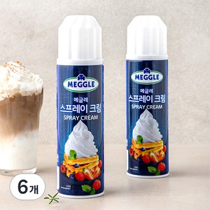 메글레 스프레이 크림, 250g, 6개