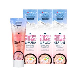 히말라야핑크솔트 담은치약 아이스민트 브라이트닝, 100g, 3개