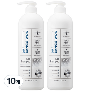 닥터방기원 랩 탈모 증상 완화 샴푸, 1000ml, 10개