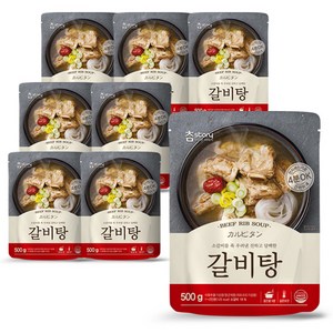 참스토리 갈비탕, 500g, 8개