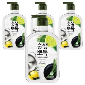 순샘 뽀독 주방세제 시트러스향, 750ml, 4개