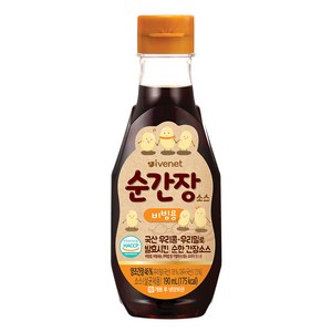 아이배냇베베 순간장 소스 190ml, 비빔용, 1개