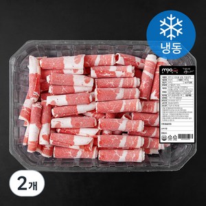 모아미트 호주산 차돌양지 샤브용 (냉동), 800g, 2개