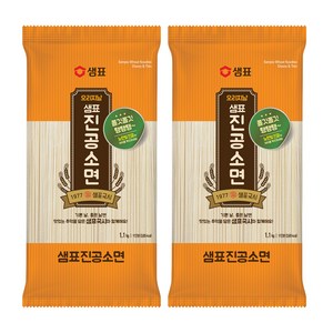 샘표 오리지날 진공소면, 1.1kg, 2개