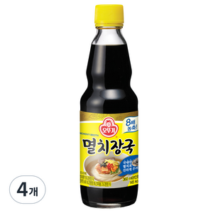 오뚜기 멸치장국, 360ml, 4개