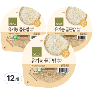 올가홀푸드 유기농 골든밥, 180g, 12개