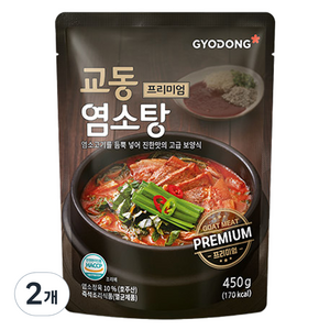 교동식품 프리미엄 염소탕, 2개, 450g