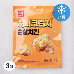 마니커에프앤지 허니크런치 순살치킨 (냉동), 340g, 3개