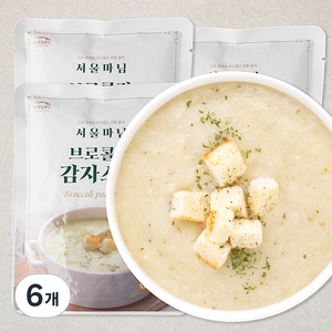 서울마님 브로콜리 감자 스프 (냉장), 250g, 6개