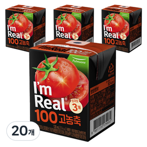 아임리얼 풀무원 100 고농축 토마토, 120ml, 20개