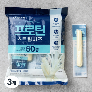 빙그레 프로틴 스트링 치즈, 200g, 3개