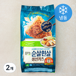 풀무원 순살흰살 생선카츠 (냉동), 420g, 2개