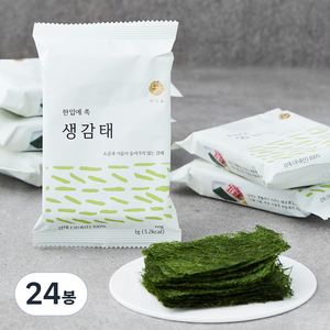 바다숲 한입에 쏙 생감태, 24봉, 1g