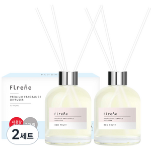 플렌느 NEW 방향제 실내용 디퓨저 200ml 2p + 스틱 10p, 레드프룻, 400ml, 2세트
