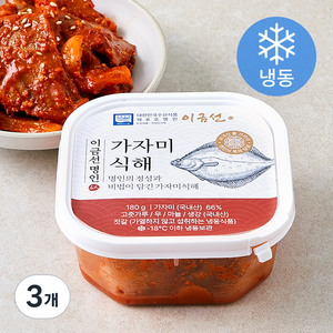 이금선명인 가자미식해 (냉동), 180g, 3개