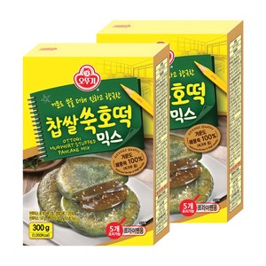 오뚜기 찹쌀 쑥호떡 믹스, 2개, 300g