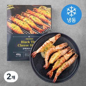 블랙타이거 치즈새우 (냉동), 450g, 2개