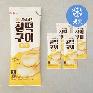 굽네 속이꽉찬 찰떡구이 통모짜 (냉동), 100g, 5개