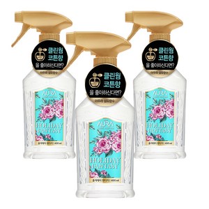 AURA 섬유향수, 홀리데이 판타지, 400ml, 3개