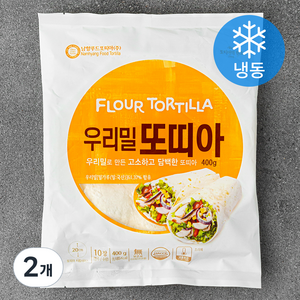 남향푸드또띠아 우리밀 또띠아 10장 (냉동), 2개, 400g