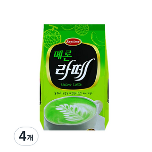 애니타임 라떼파우더 메론라떼, 1개입, 4개, 1kg