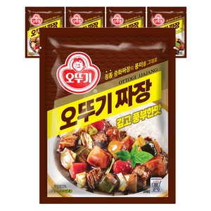 오뚜기 짜장 깊고 풍부한맛 과립형, 1kg, 5개